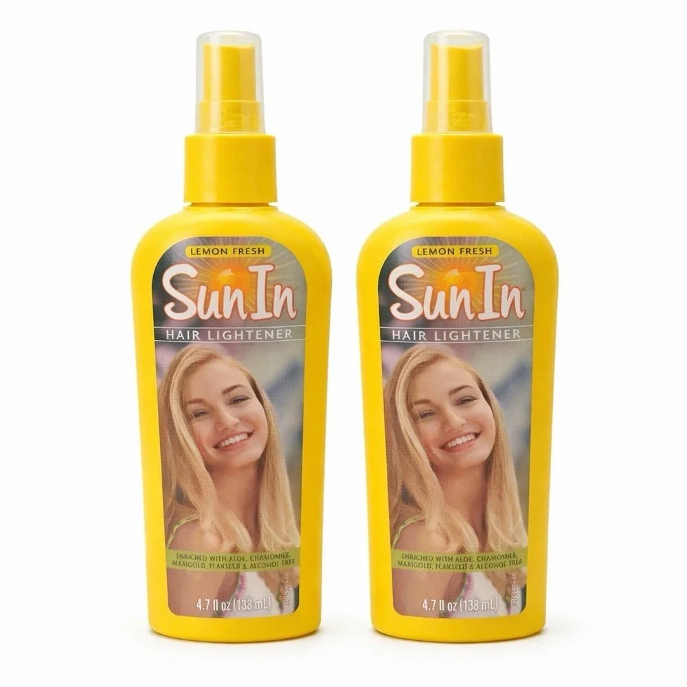NEW Sun-In Hair Lightener,‎ Lemon Fresh 4.7 fl oz Lot of 2